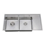 Chậu rửa bát BANCOOT 1046R 2 hố có bàn Chậu rửa bát BANCOOT 1046R 2 hố có bàn