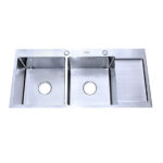 Chậu rửa bát đúc 2 hố có bàn BANCOOT CE_1B Chậu rửa bát đúc 2 hố có bàn BANCOOT CE_1B