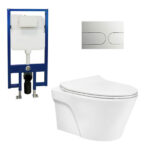 Bồn cầu TOTO CW822RA-TC600VS-WH172A-MB175M#SS treo tường