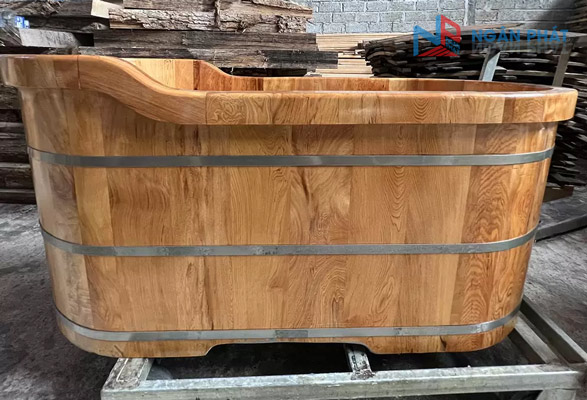 Cách chọn bồn tắm tròn làm từ gỗ thông 1
