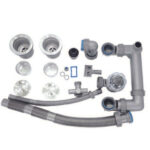 Xiphong chậu rửa bát Tadico XP2.OC.110.1 phi 110mm 2 hố