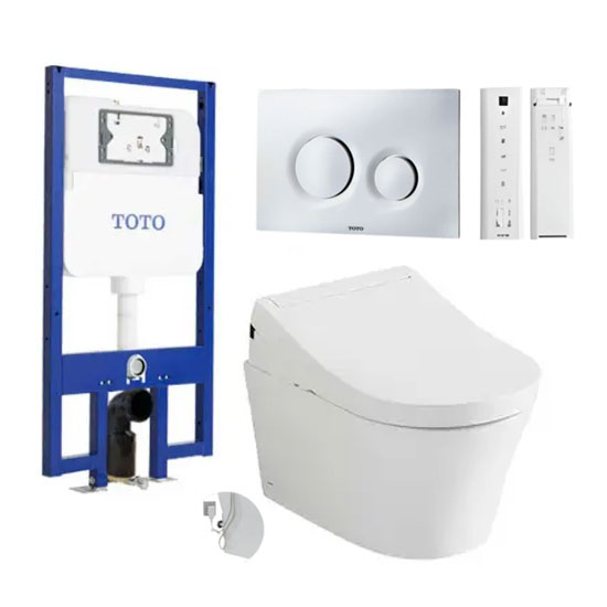 Bồn cầu TOTO CW553/TCF34320GAA/ WH172A/MB174#SS treo tường