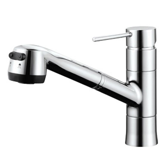 Vòi rửa bát Kosco CO 7121 dây rút nóng lạnh
