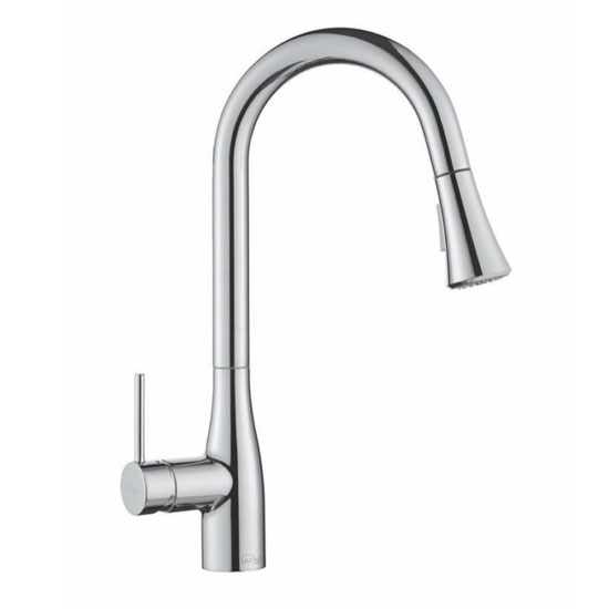 Vòi rửa bát Kosco CO 8220 dây rút nóng lạnh