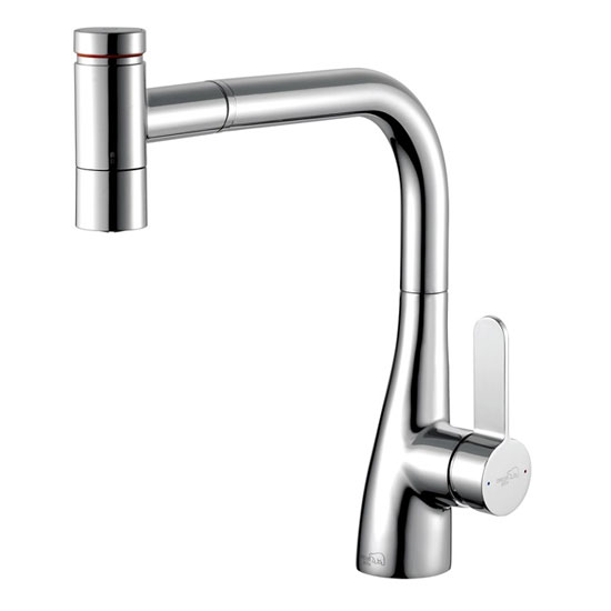 Vòi rửa bát Kosco CO 8320 dây rút nóng lạnh