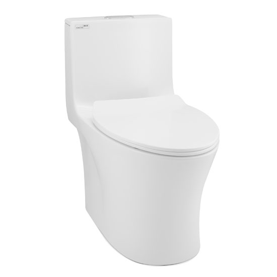 Bồn cầu Ecod EB282 liền khối nắp êm