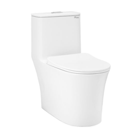 Bồn cầu Ecod EB559 liền khối nắp êm