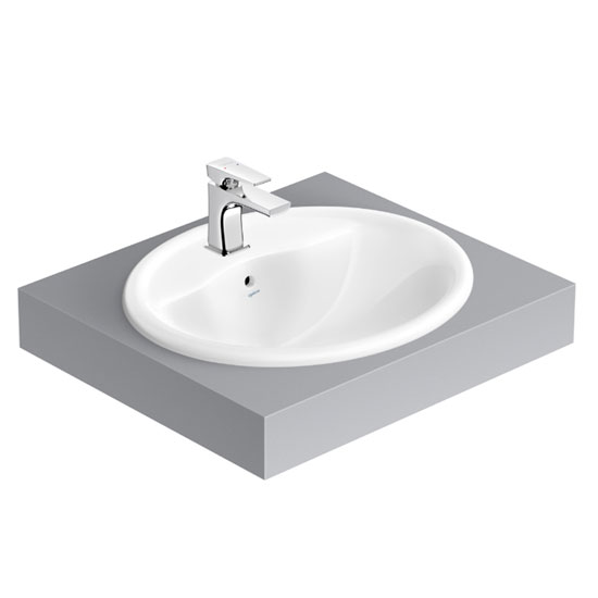 Chậu lavabo Viglacera CD12 dương vành