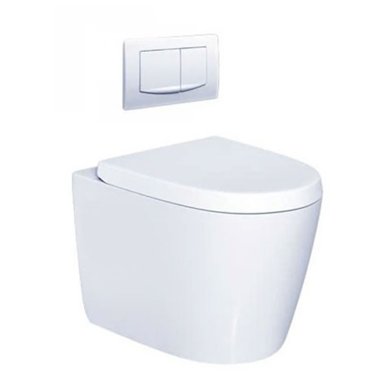 Bàn cầu két nước âm tường Caesar CPT1505