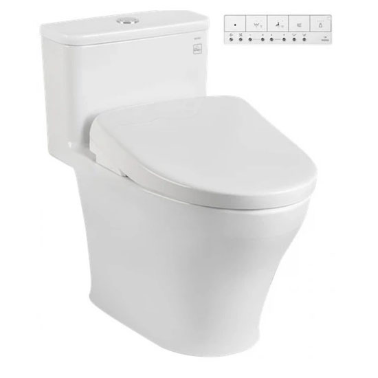 Bồn cầu Toto MS857CDW23 nắp điện tử TCF47360GAA