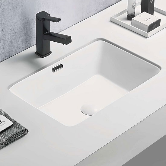 Chậu rửa lavabo Hanjin HJ-1121 âm bàn
