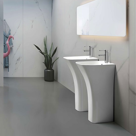 Chậu rửa lavabo Hanjin HJ-3150 chân đứng