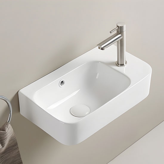 Chậu rửa lavabo Hanjin HJ-5110R treo tường