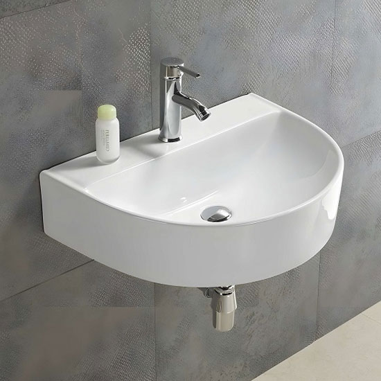Chậu rửa lavabo Hanjin HJ-6121 treo tường
