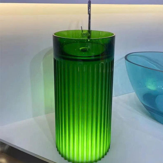 Chậu rửa lavabo Sewo SE-12707 đá xuyên sáng