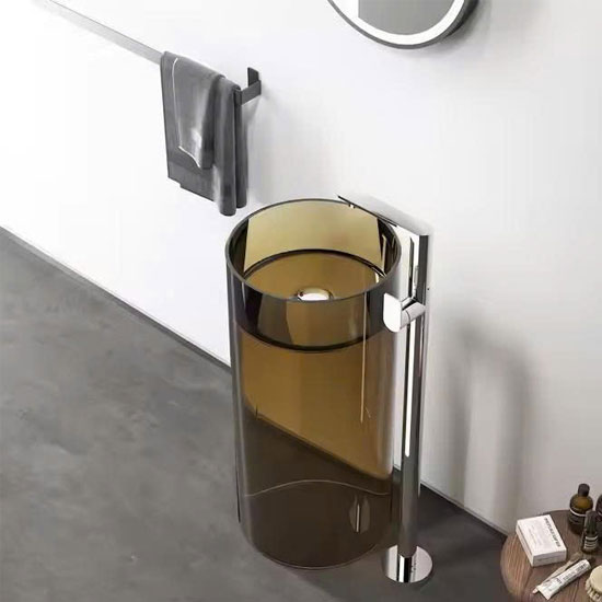 Chậu rửa lavabo Sewo SE-12708 đá xuyên sáng