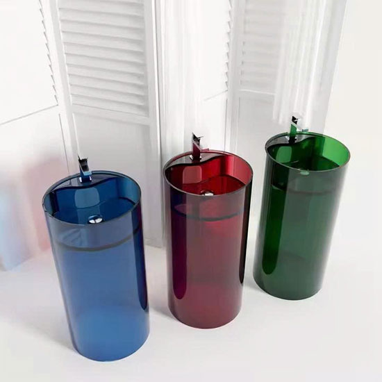 Chậu rửa lavabo Sewo SE-12710 đá xuyên sáng