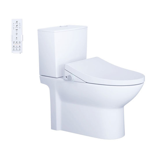 Bồn cầu Caesar CD1340+TAF512H nắp điện tử