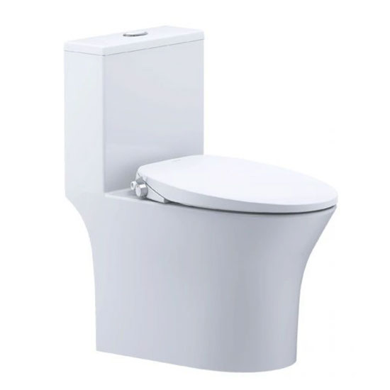 Bồn cầu Caesar C1391F+TAF060 nắp rửa cơ