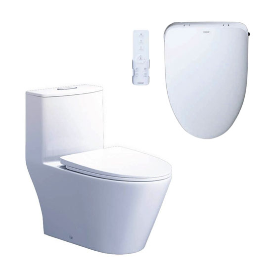 Bồn cầu Caesar C1363F+TAF710H nắp điện tử