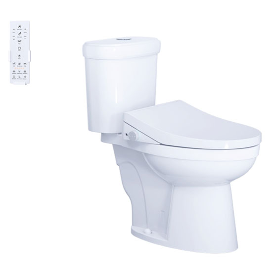 Bồn cầu Caesar CD1338+TAF512H nắp điện tử