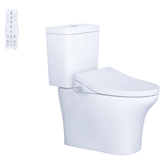 Bồn cầu Caesar CD1341+TAF512H nắp điện tử