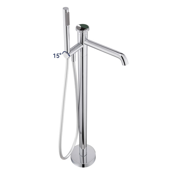 Vòi sen xả bồn Sewo 24019 đặt sàn