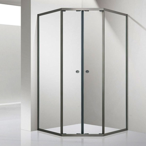 Cabin tắm vách kính LeafBath MX-101 hai cánh mở lùa