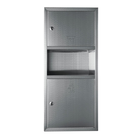 Hộp đựng giấy vệ sinh Atmor 8128 Inox âm tường