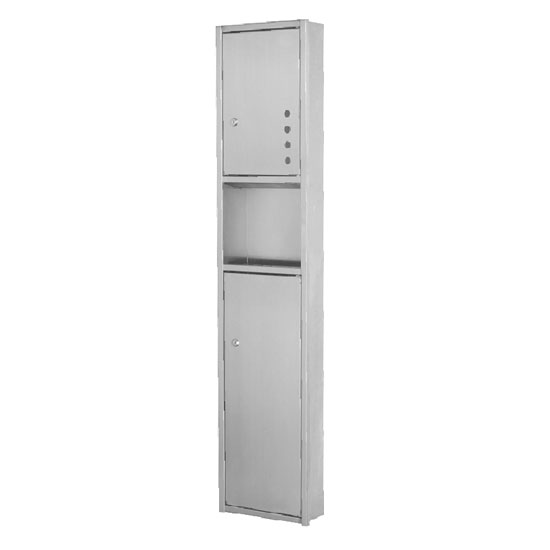 Hộp đựng giấy vệ sinh Atmor TD-8334S Inox âm tường