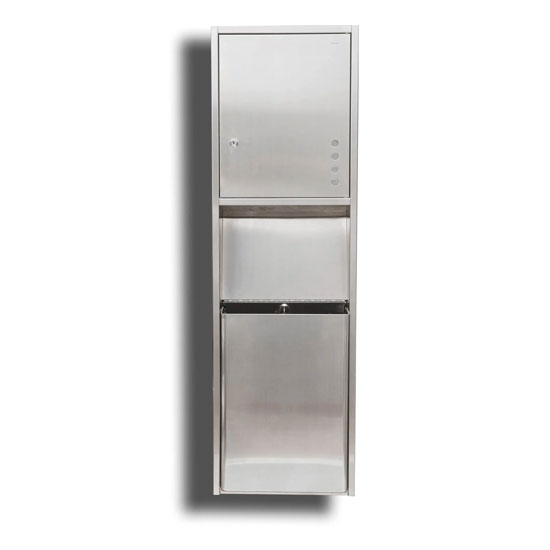 Hộp đựng giấy vệ sinh Atmor TD-8336S Inox âm tường