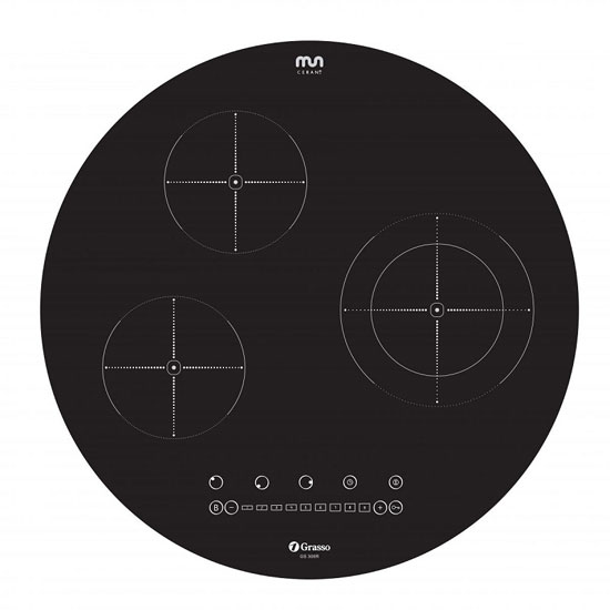 Bếp điện từ Grasso GS 306R 3 vùng nấu Bếp điện từ Grasso GS 306R 3 vùng nấu