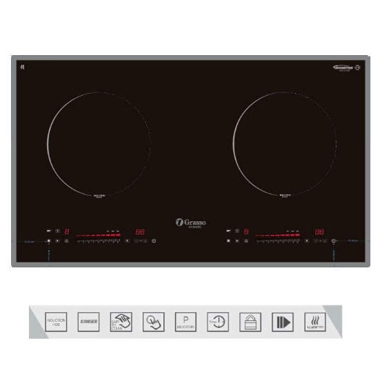 Bếp từ Grasso GS-8588TL 2 vùng nấu Bếp từ Grasso GS-8588TL 2 vùng nấu