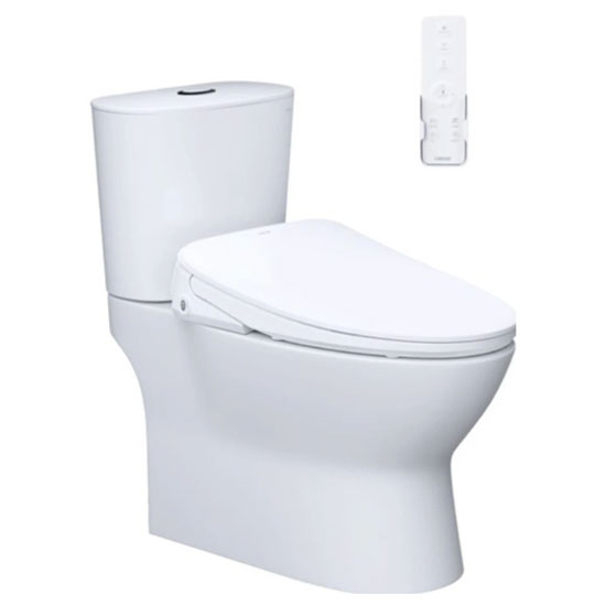 Bồn cầu Caesar CD1320+TAF710H nắp điện tử