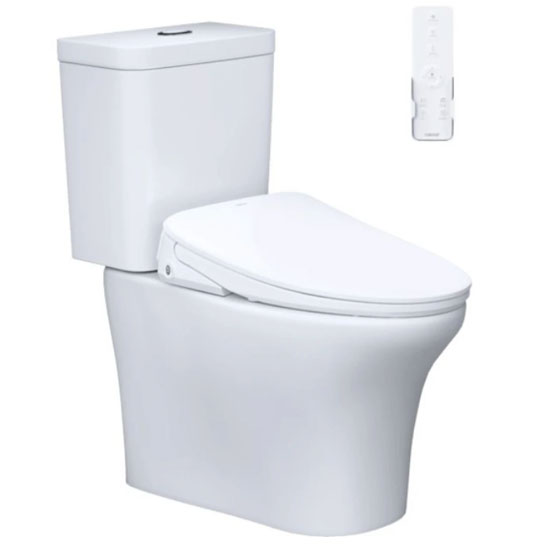 Bồn cầu Caesar CD1341+TAF710H nắp điện tử