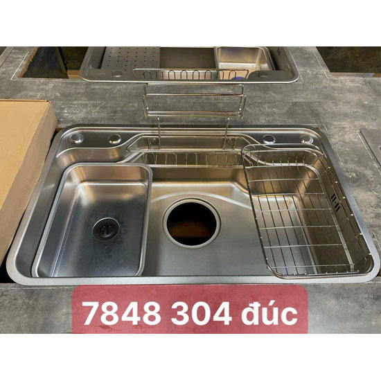 Chậu rửa bát Henry HR-C7848IH âm Inox 304