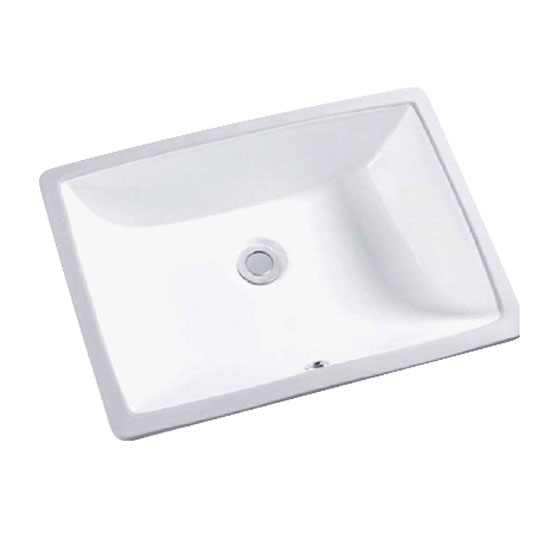 Chậu rửa lavabo Bravat C22353W-VN âm bàn