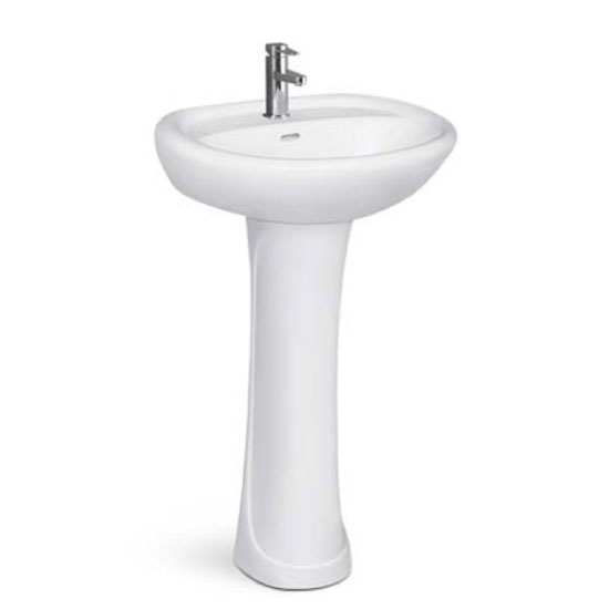 Chậu rửa lavabo Bravat C22359W-1 treo tường