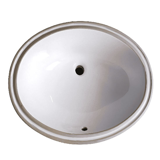 Chậu rửa lavabo Bravat C22398W-VN âm bàn