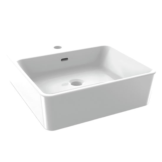 Chậu rửa lavabo Bravat C22467W-1-VN đặt bàn