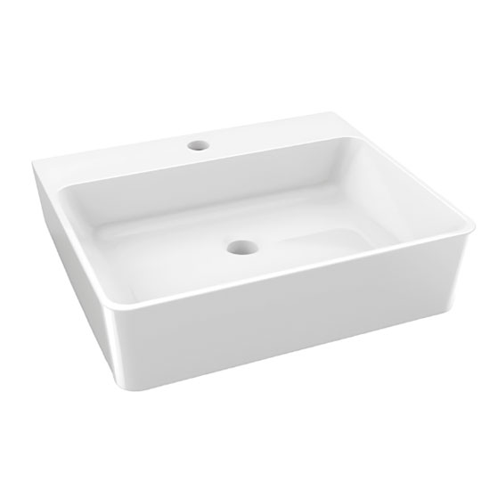 Chậu rửa lavabo Bravat C22468W-1-VN đặt bàn