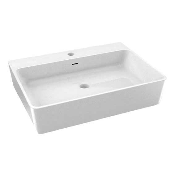 Chậu rửa lavabo Bravat C22469W-1-VN đặt bàn