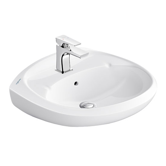 Chậu rửa lavabo treo tường Viglacera VTL3 (chưa có chân)