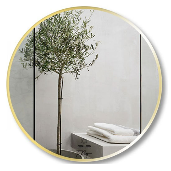 Gương phòng tắm GLS VF12C80 màu gold