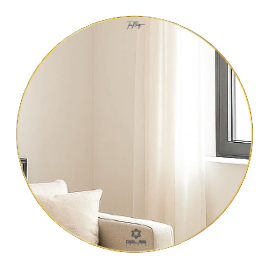 Gương phòng tắm GLS BF5GC80 mài cạnh đứng