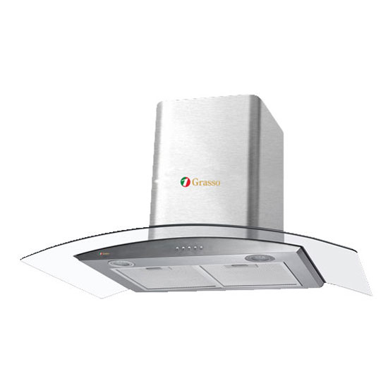 Máy hút mùi Grasso GS 2-900 kính cong