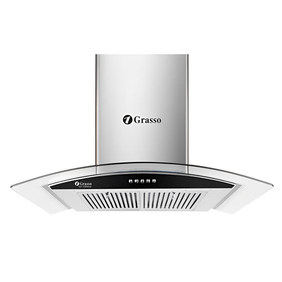 Máy hút mùi Grasso GS-3388S2 kính cong