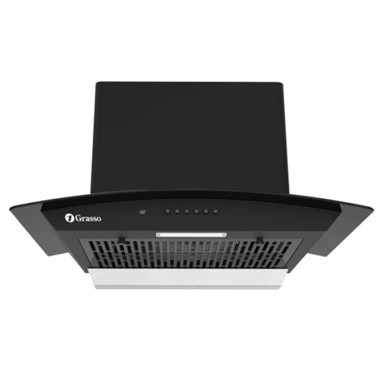 Máy hút mùi Grasso GS-3688 kính cong