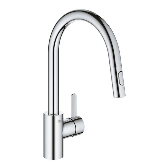 Vòi rửa bát Grohe 31481001 nóng lạnh dây rút