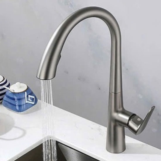 Vòi rửa bát Henry HR-VB8461 nóng lạnh dây rút